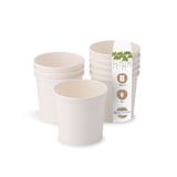 thumbnail of BIOZOYG 25 Stück Einwegbecher 300ml Speisebecher Suppenbecher Einweg-Schale Take-away-Becher Bio-Becher aus Karton, ideal für Suppen und Speiseeis