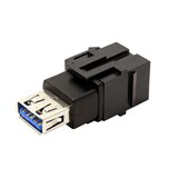thumbnail of BACHMANN Keystone USB 3.0 Koppeling Typ A/A, zwart