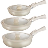 thumbnail of Juego de ollas GENUA 16 piezas, apto para inducción, 16, blanco