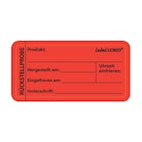 thumbnail of Labellord HACCP Etiketten Rückstellprobe R100, 1000 Stück