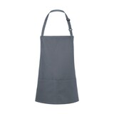 thumbnail of Short Bib Apron Basic with Buckle and Pocket: One Size / Mustard