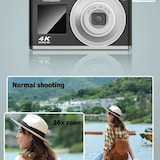 thumbnail of Appareil Photo Numérique 4K HD 60MP Double Écran Zoom Optique 10x Stabilisation Blanc YONIS