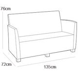 thumbnail of Allibert Corona Loungeset 4-teilig mit Tisch/Kissenbox anthrazit - Rattanoptik, wetterfest