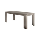 thumbnail of Dmora Ausziehbarer Esstisch Nanni, Ausziehbare Konsole für bis zu 10 Sitzplätze, ausziehbare Konsole 100 % Made in Italy, cm 140/190x90h75, Perl-Ulme