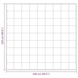 thumbnail of vidaXL Winterbettdecke Schwarz 220 x 240 cm Satin und Mikrofaser