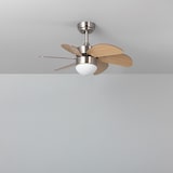 thumbnail of TechBrey Ventilador de Techo LED Orion Madera 81cm Motor DC Madera