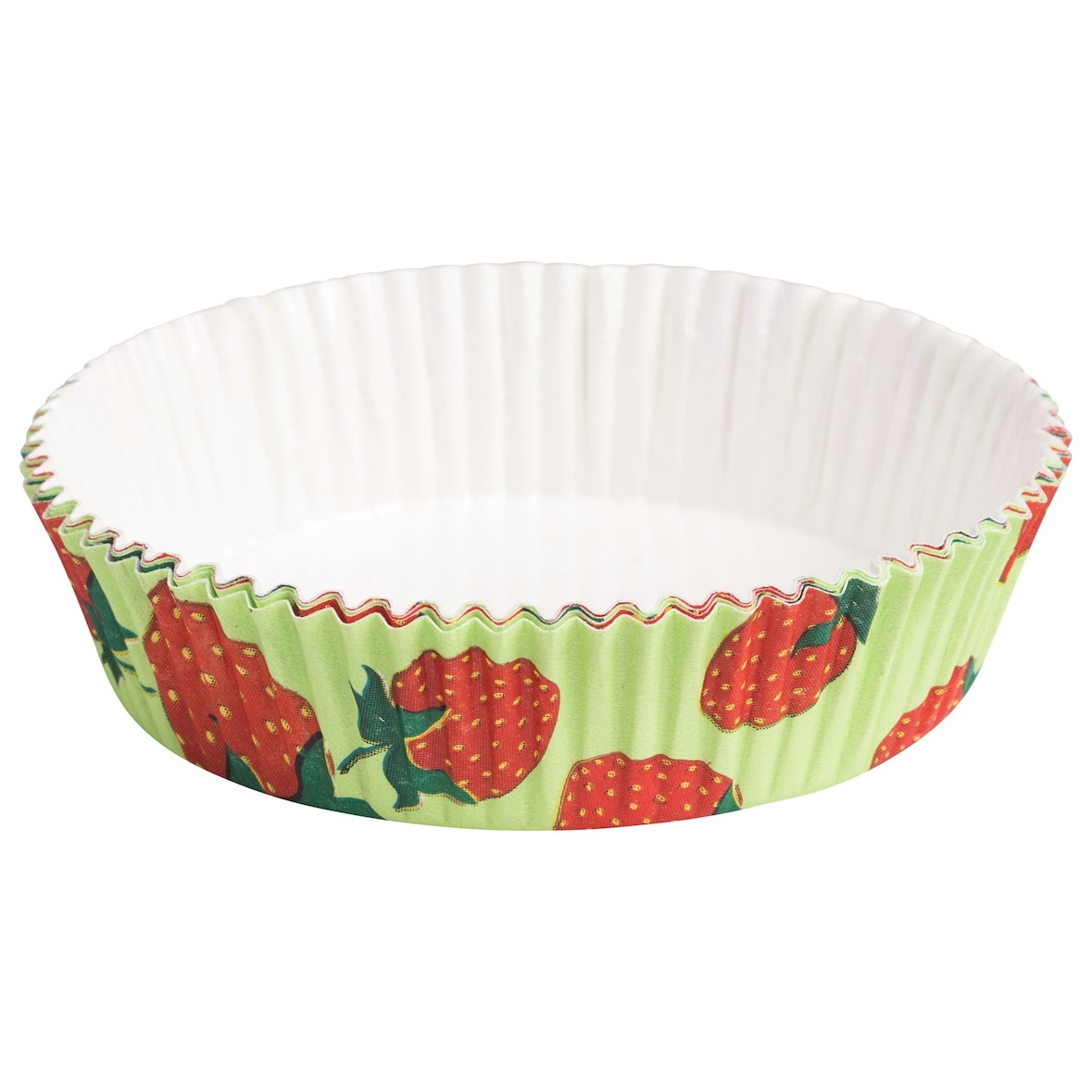 48x Tarte-Backform Quiche Obstkuchen Erdbeere fettdicht backfest 75x20 mm