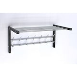 thumbnail of Wandgarderobe mit Hutablage Art.389 Garderobe 70 cm Kleiderhaken Wandregal Haken