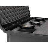 thumbnail of Hartschalen-Koffer, wasserdicht (IP67), Noppenschaumstoff, Rasterschaumstoff, 2 Schlösser, Polypropylen, Schwarz, 336 x 300 x 148 mm