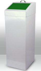 thumbnail of Wertstoffsammler 87 ltr., HxBxT: 90x34x38cm, grün, inkl. Innenbehälter 87 ltr. (Abfalleimer, Abfallbehälter, Mülleimer)