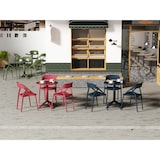 thumbnail of METRO PROFESSIONAL Fauteuil de terrasse MISTRAL, empilable, plastique, bleu pétrole