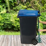 thumbnail of Relaxdays Müllpresse für die Mülltonne, Müllverdichter Hausmüll, Restmüll, Plastik, manuelle Hausmüllpresse, Stahl, grün