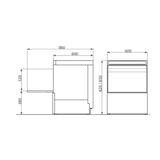 thumbnail of GastroHero Geschirrspülmaschine ECOLINE-GSM54S | 50x50 cm Korbmaß | Reiniger- & Klarspüldosierer | 400 V | Made in Europe