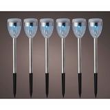 thumbnail of LED Solar Außenleuchten 24,5cm Edelstahl mit Farbwechsel 6er Set
