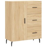 thumbnail of Helloshop26 - Buffet Sideboard Kommode Kleiderschrank Aufbewahrungsmöbel Organizer Küche Wohnzimmer Sonoma-Eiche 69,5 x 34 x 90 cm 02_0031630