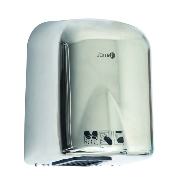 Secador de manos automático marca jami. Mod. calcita. secamanos. automatico. inox. brillo.
