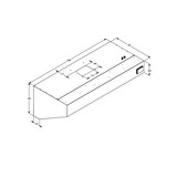 thumbnail of Wandhaube 1600 X 700 X 520 Mit Ablasshahn,Motor