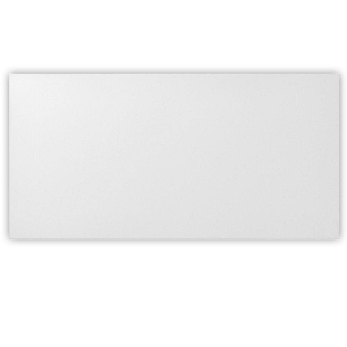 bümö Tischplatte 160x80 cm in weiß, Schreibtischplatte aus Holz, Holzplatte, Spanplatte kratzfest beschichtet, ABS-Kante, 120 kg Tragkraft für DIY