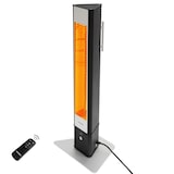 thumbnail of VASNER HeatTower Stand-Heizstrahler 2500 Watt Carbon Schwarz mit Fernbedienung, IP65 Nässeschutz