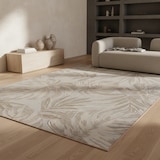 thumbnail of Teppich Balkon Tropisch Pflegeleicht Waschbar Strapazierfähig Terrasse Küche Beige 160x230 cm OEKO-TEX Gekettelt – VENTOUX von Kadima Design
