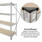 thumbnail of 4x Schwerlastregal 180x160x60 cm Traglast 1000 kg Steckregal Lagerregal Kellerregal Werkstattregal
