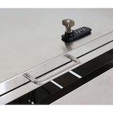 thumbnail of 2x copribidoni box spazzatura rifiuti HWC-E83 XS 63x135x103cm acciaio inox