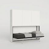 thumbnail of Mobile con letto singolo a scomparsa orizzontale armadi bianco Kando D-VE90SINKCOMDM-BF