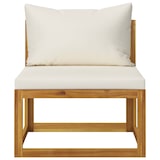 thumbnail of vidaXL 7-tlg. Garten-Lounge-Set mit Auflagen Creme Massivholz Akazie