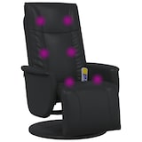 thumbnail of vidaXL Massagesessel mit Fußteil Schwarz Kunstleder