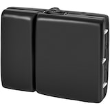 thumbnail of tectake Set lettino da massaggio a 3 zone con 10 cm di imbottitura, cuscini posturali e supporto in legno - nero - 400278