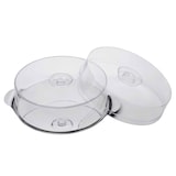 thumbnail of APS 652 Tortenplatte mit 2 Hauben  Ø 30 cm, Haubenhöhen 7 + 11 cm