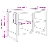 thumbnail of vidaXL Schuhschrank mit Speicher Altholz 60 x 35 x 44 cm Holzwerkstoff