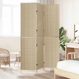 thumbnail of vidaXL Raumteiler Beige 146 x 200 cm Poly-Rattan