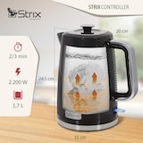 thumbnail of Briebe Elegance Tostapane 2 Fette + Bollitore 1,7L+ Macchina Caffè Americano 10 Tazze, SKT1178BLK, Nero