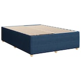 thumbnail of vidaXL Boxspringbett mit Matratze Blau 140x190 cm Stoff