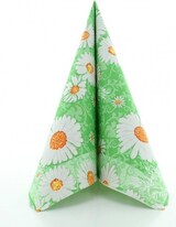 thumbnail of Sovie HORECA Serviette Lissy in grün aus Linclass® Airlaid 40 x 40 cm, 50 Stück - Floral
