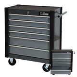 thumbnail of Werkzeugwagen Trutzi 78 x 64 cm 6 Schubladen Rollcontainer Werkstattwagen Werkzeugaufbewahrung grau