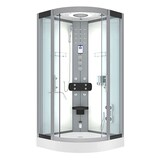 thumbnail of Dampfdusche Duschkabine Sauna Dusche D58-00T3 80x80 cm ohne 2K Scheiben Versiegelung