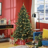 thumbnail of Árbol de Navidad 180 cm árbol de Navidad artificial con 310 luces LED 872 ramas y patas de metal árbol Navideño para salón interior verde