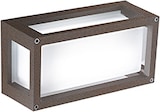 thumbnail of IP54 Wand- und Deckenleuchte aus lackiertem Corten-Aluminium, modernes Design für Innen und Außen, E27-Fassung, Maße 12,2 x 25 x 9,5 cm, Rostfarben