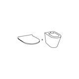 thumbnail of Wc Inodoro Suspendido Empotrado Rimless Negro MATE | Vater Colgante de Cerámica Negro Mate con Montaje a Pared