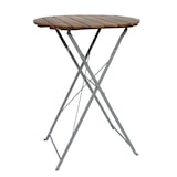 thumbnail of Biergarten Tisch Klapptisch Stehtisch klappbar Akazie Stahl Ø80 cm