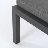 thumbnail of Pacote 2 unidades - Apoio para os pés do exterior, alumínio reforçado antracite e almofada cinza