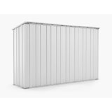 thumbnail of Casetta giardino Box in lamiera di Acciaio Zincato 307x100cm x h1.92m - 75KG - 3.07mq - BIANCO