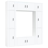 thumbnail of Helloshop26 - 8-delige meubelset bestaande uit kledingkast dressoir tv-meubel en televisie voor woonkamer slaapkamer of lounge wit 02_0025232