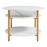 thumbnail of Helloshop26 - Mesa de centro com console lateral e tampo elevável efeito mármore branco 03_0010799