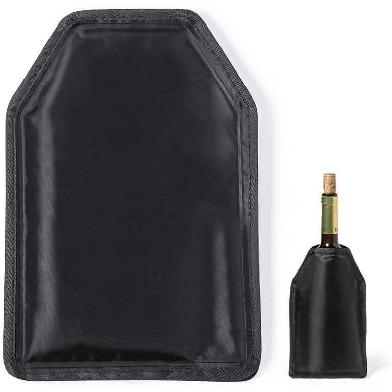 Bewitched  Enfriador de Botellas de Vino, Funda Térmica Elástica para Champagne y Cerveza, Material PVC, Negro, Ajuste Universal