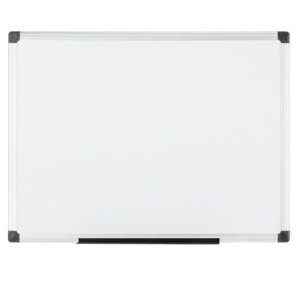 Pizarra Blanca Q-Connect Lacada Magnetica Marco De Aluminio 90X60 Cm
