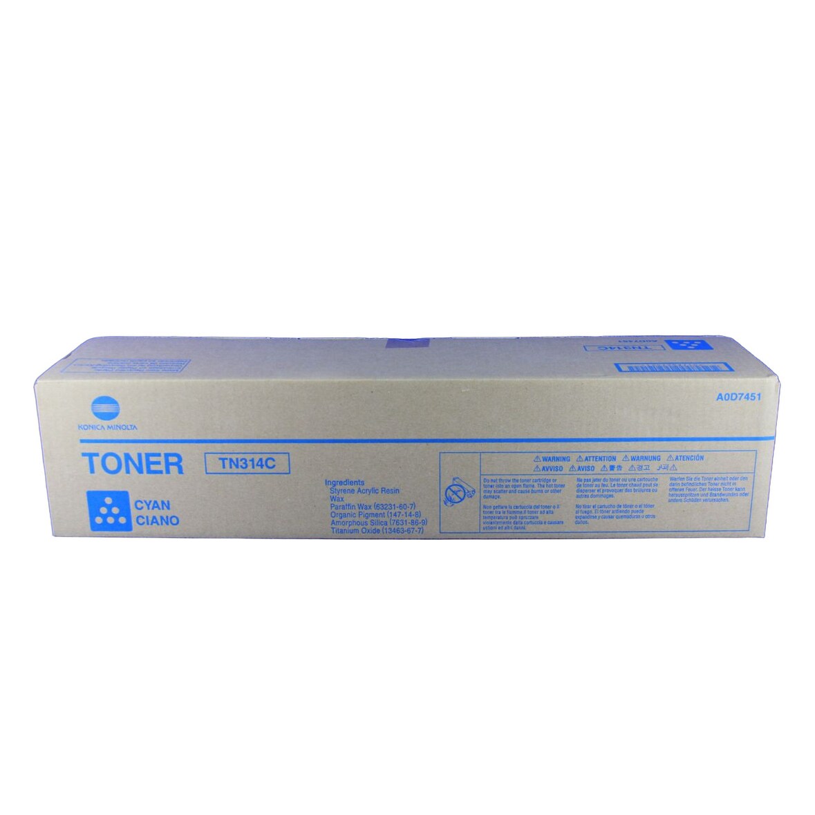Konica Minolta TN314C Toner Cyan A0D7451 -A