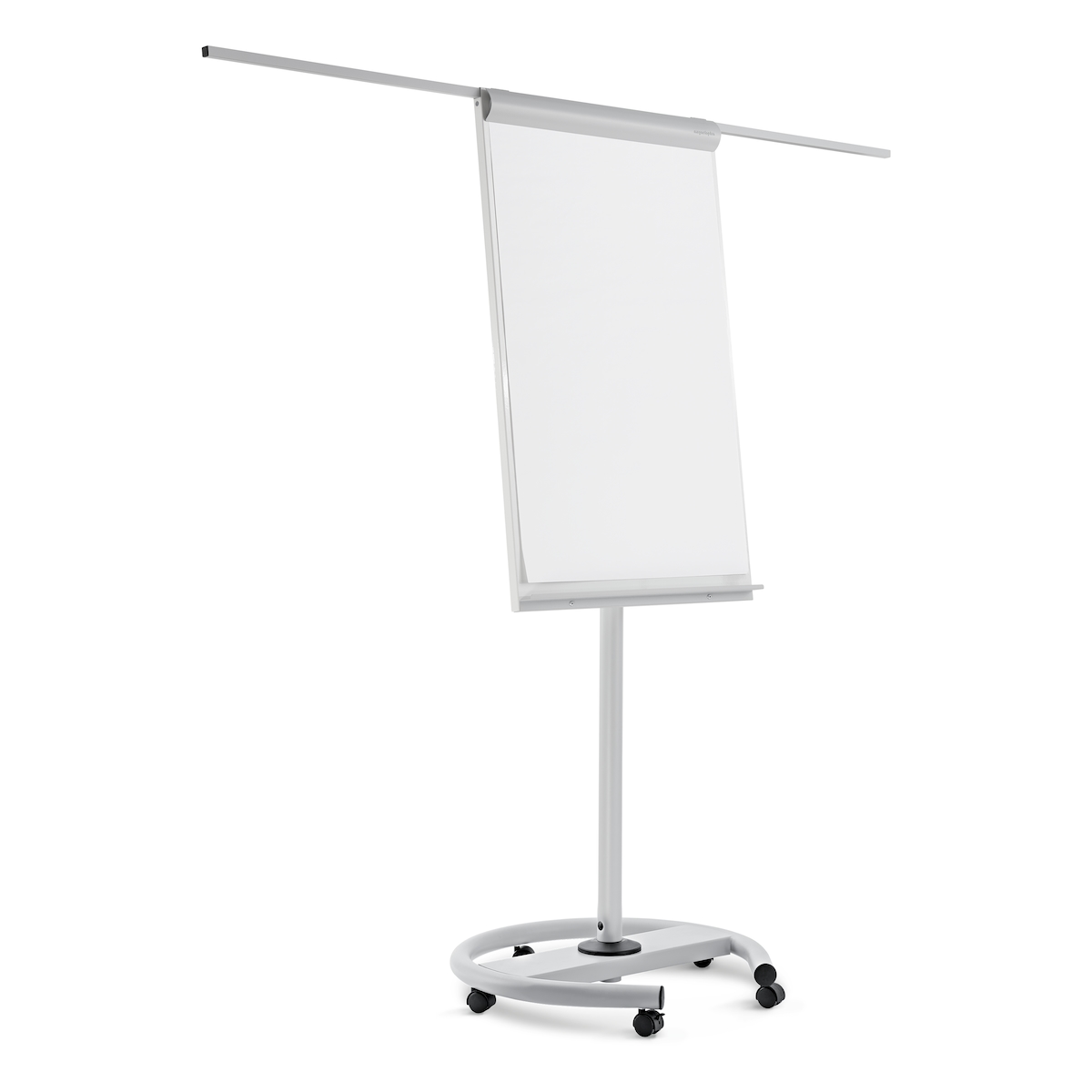 Magnetoplan Schreibfläche Flipchart Junior Plus Mobil - 68x95cm (BxH) auf Rollen magnethaftend - 68x95cm(BxH)-Lichtgrau